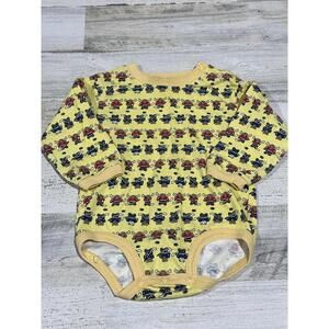 Vintage Carter's 100% Cotton Hockey Long Sleeve Bodysuit - Boys  9-12m GUC
